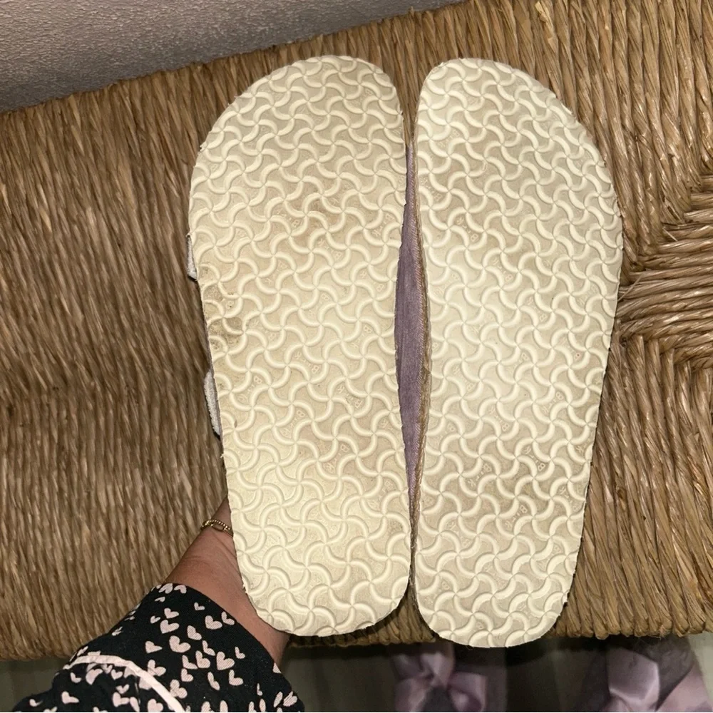 Birkenstock papillo Women's Double Buckle Slides in Light Purple - Picture 6 of 6